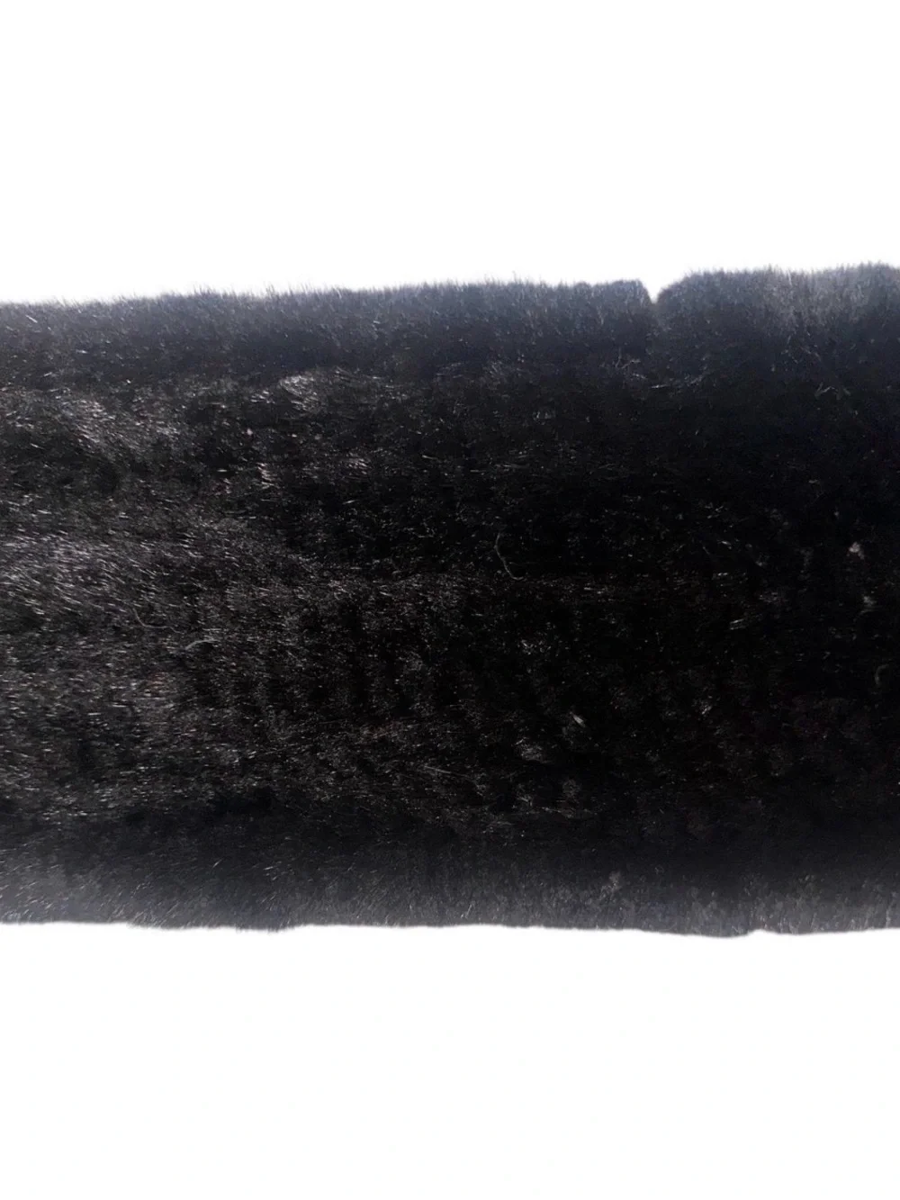 Men’s RANCH MINK Knitted Scarf, 70”L, Certified Vintage Fur